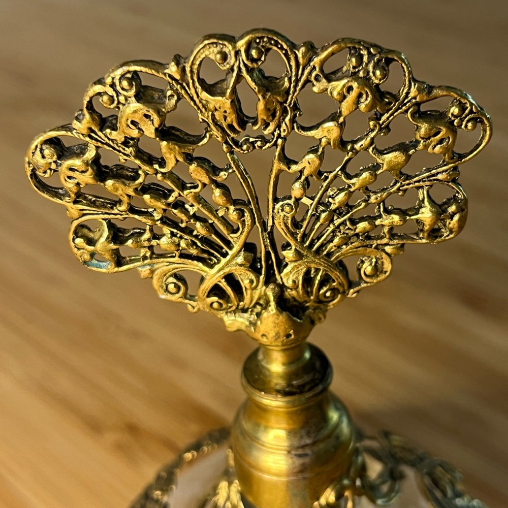 Antique Ormolu Perfume Bottle, West Germany